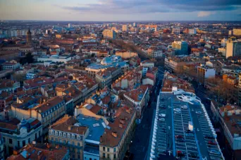 Photo TOULOUSE by VIET - Vue a&eacute;rienne Centre ville