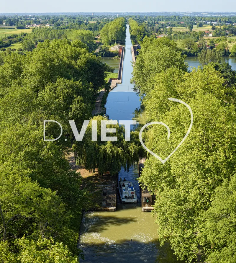 Photo TOULOUSE by VIET - Canal et écluse du Cacor