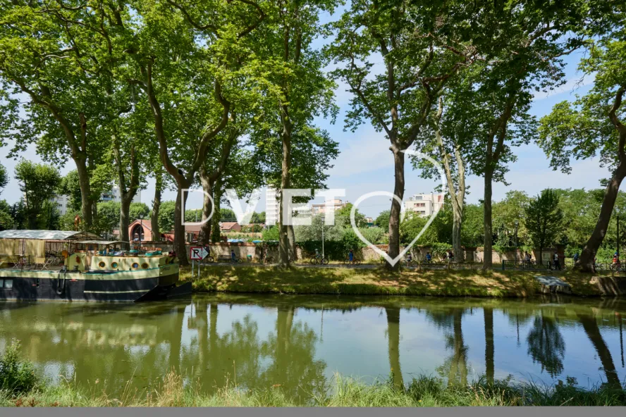 Photo TOULOUSE by VIET - Bateau sur canal du midi