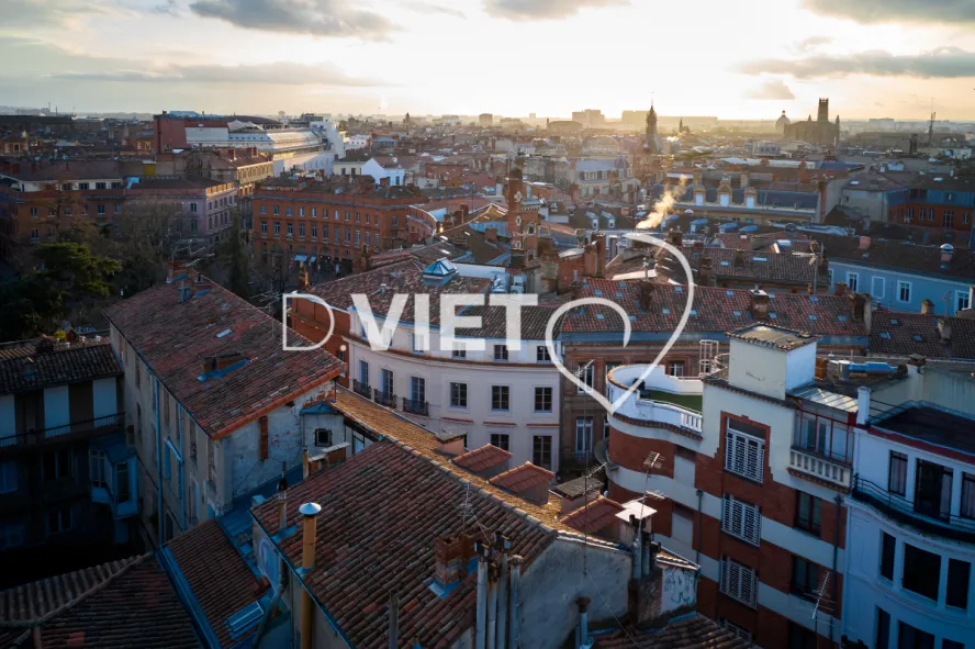 Photo TOULOUSE by VIET - Vue aérienne Centre ville