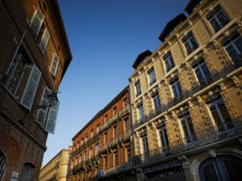 Photo TOULOUSE by VIET - Rue toulousaine coucher de soleil