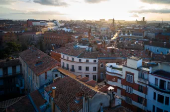Photo TOULOUSE by VIET - Vue a&eacute;rienne Centre ville
