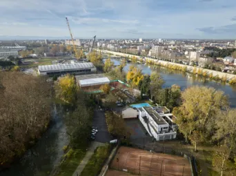 Photo TOULOUSE by VIET - Garonne ramier et vue sur la cit&eacute;
