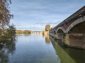 Photo TOULOUSE by VIET - Garonne et pont du halage de Tounis