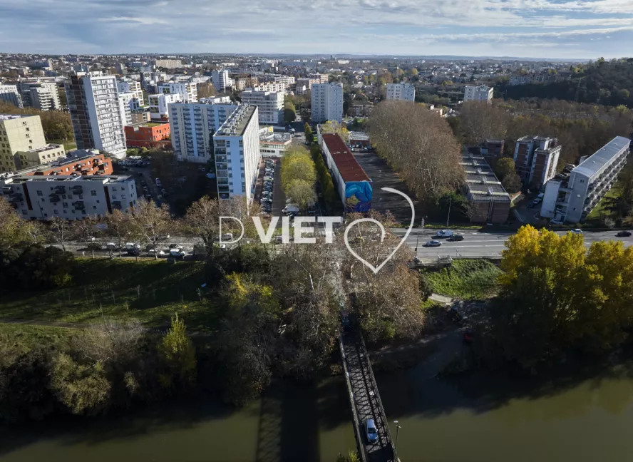 Photo TOULOUSE by VIET - Passerelle de la poudrière et d'empalot