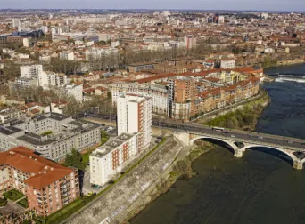 Photo TOULOUSE by VIET - Les Amidonniers pont des catalans Bazacle