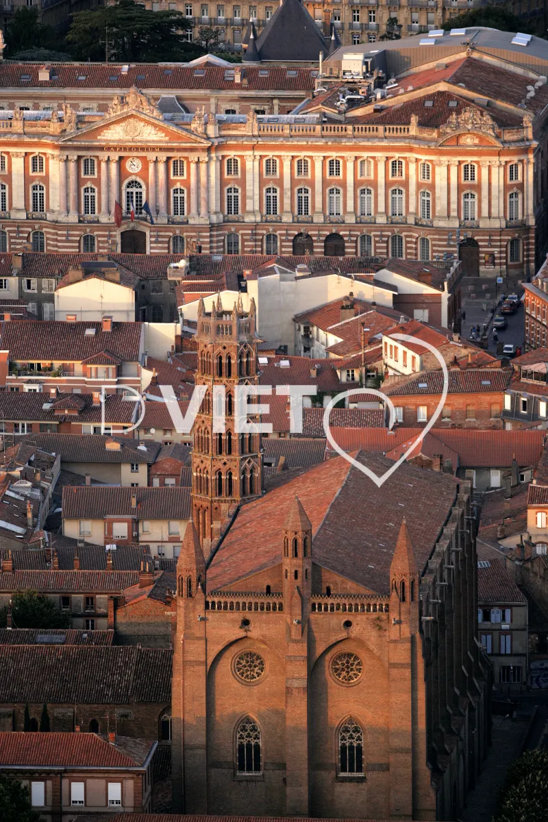 Photo TOULOUSE by VIET - Les jacobins et le capitole