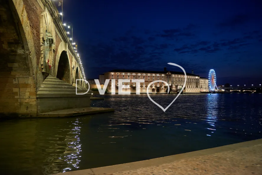 Photo TOULOUSE by VIET - Hotel Dieu et grande roue