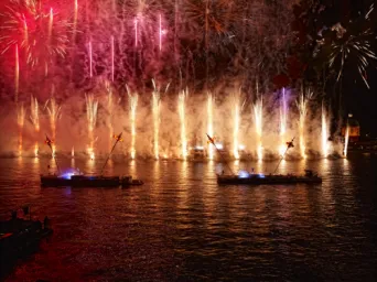 Photo TOULOUSE by VIET - Spectacle sur la garonne