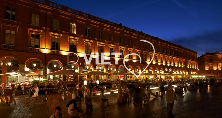 Photo TOULOUSE by VIET - Le Capitole de nuit