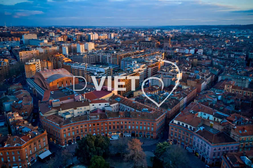 Photo TOULOUSE by VIET - Vue aérienne Centre ville