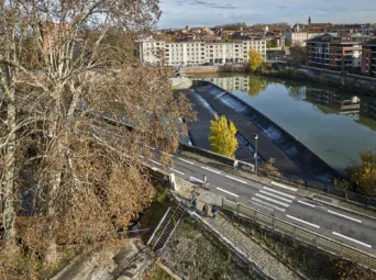 Photo TOULOUSE by VIET - Garonne et pont du halage de Tounis