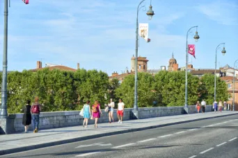 Photo TOULOUSE by VIET - Vue du Pont Neuf quais