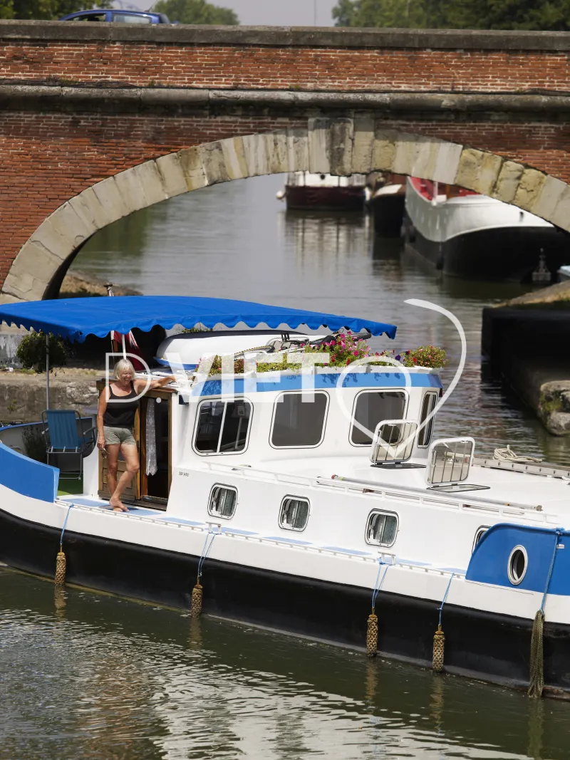 Photo TOULOUSE by VIET - Peniche canal du Midi