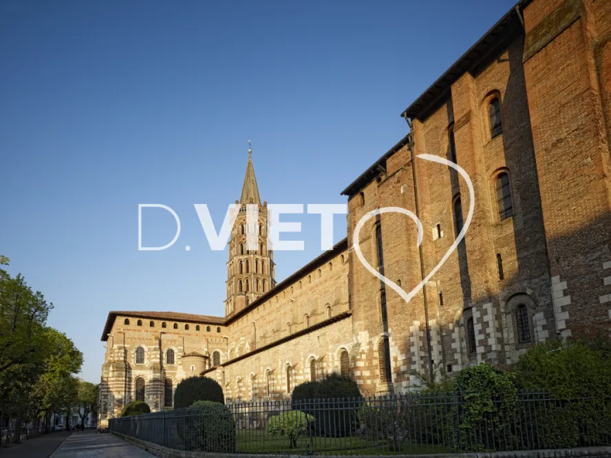 Photo TOULOUSE by VIET - Saint Sernin coucher de soleil