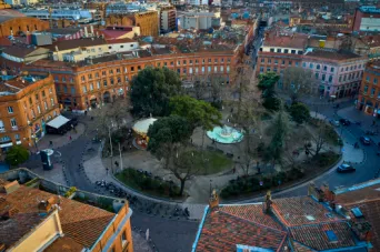 Photo TOULOUSE by VIET - Vue a&eacute;rienne Centre ville