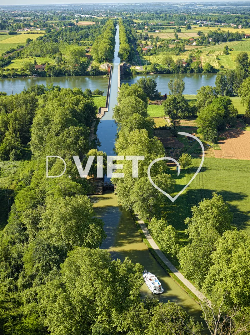 Photo TOULOUSE by VIET - Canal et écluse du Cacor