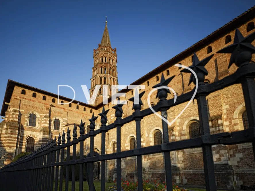 Photo TOULOUSE by VIET - Saint Sernin coucher de soleil