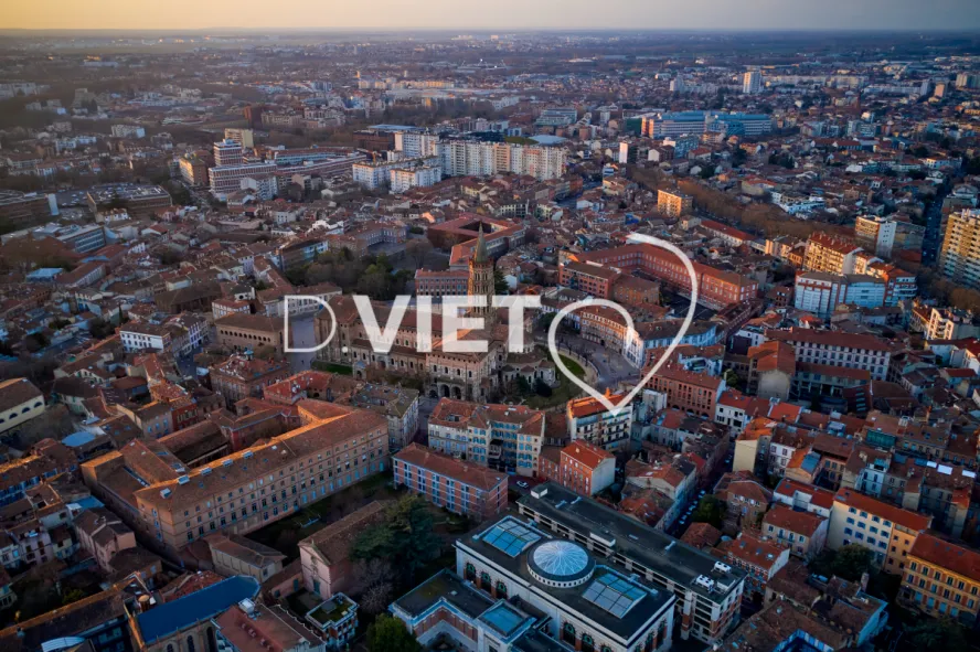 Photo TOULOUSE by VIET - Vue aérienne Centre ville