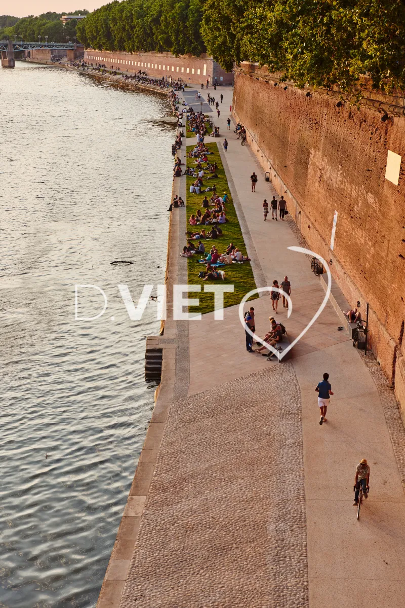 Photo TOULOUSE by VIET - coucher de soleil