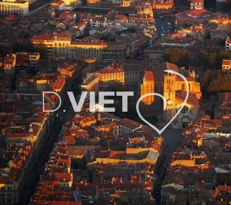 Photo TOULOUSE by VIET - Vue aérienne du quartier Saint-Etienne