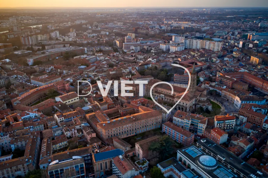 Photo TOULOUSE by VIET - Vue aérienne Centre ville