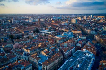 Photo TOULOUSE by VIET - Vue a&eacute;rienne Centre ville