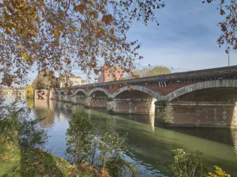 Photo TOULOUSE by VIET - Garonne et pont du halage de Tounis