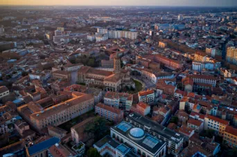 Photo TOULOUSE by VIET - Vue a&eacute;rienne Centre ville