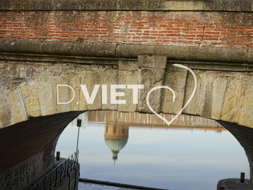Photo TOULOUSE by VIET - Garonne la Grave pont st pierre Hotel dieu