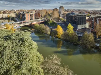 Photo TOULOUSE by VIET - Tram et pont Saint Michel
