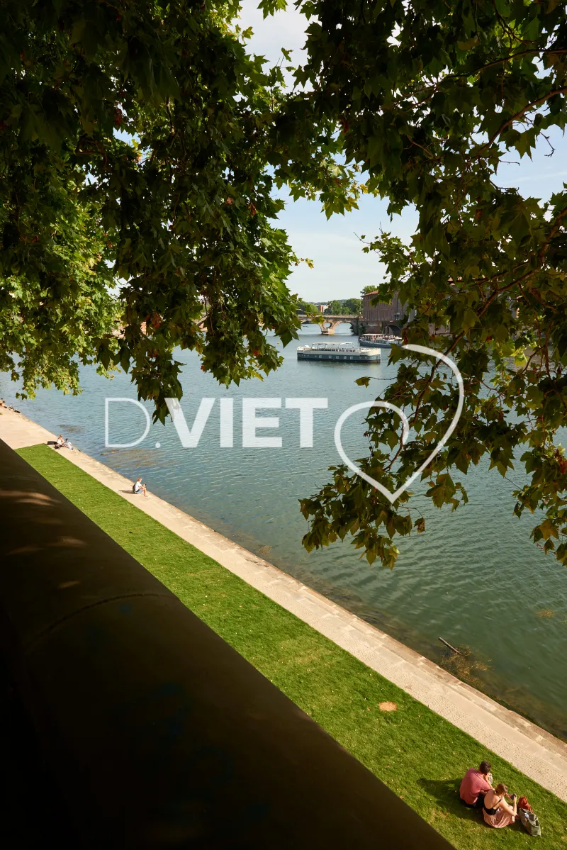 Photo TOULOUSE by VIET - au bord de la Garonne
