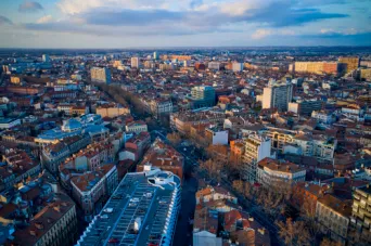 Photo TOULOUSE by VIET - Vue a&eacute;rienne Centre ville