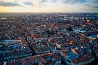 Photo TOULOUSE by VIET - Vue a&eacute;rienne Centre ville