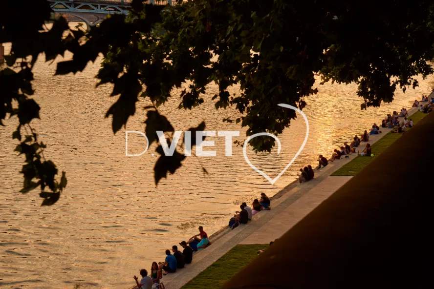 Photo TOULOUSE by VIET - coucher de soleil