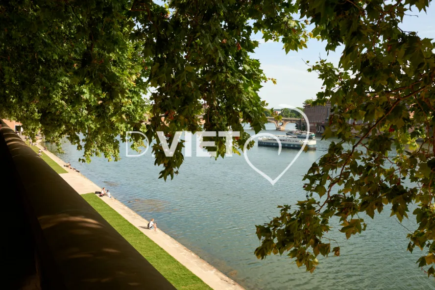 Photo TOULOUSE by VIET - au bord de la Garonne