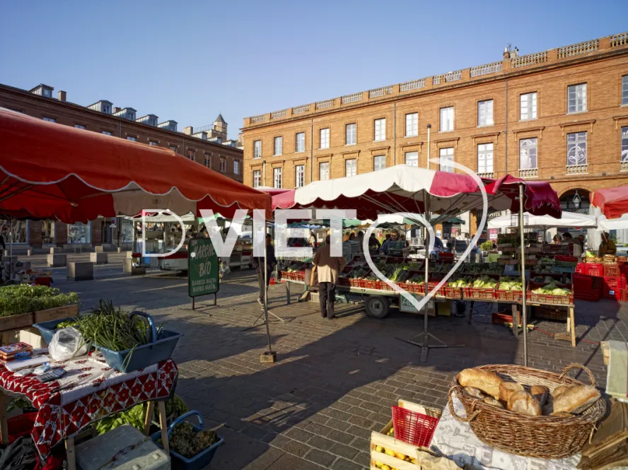 Photo TOULOUSE by VIET - Marché bio place du Capitole