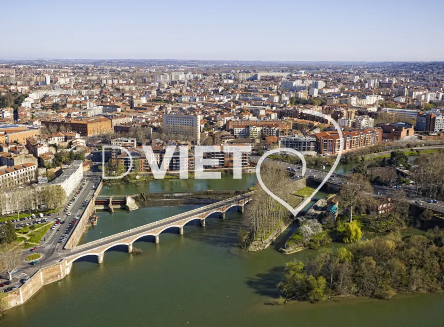 Photo TOULOUSE by VIET - Pont de Halage de tounis Carmes st michel