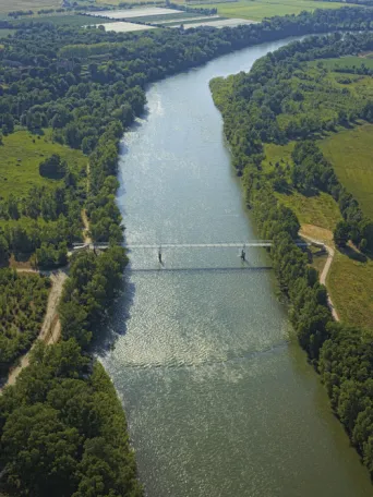 Photo TOULOUSE by VIET - Passerelle Gagnac sur Garonne
