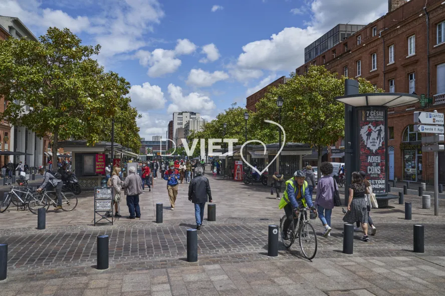 Photo TOULOUSE by VIET -  Square Lafayette et les allées Roosevelt