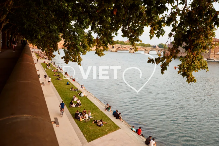 Photo TOULOUSE by VIET - coucher de soleil