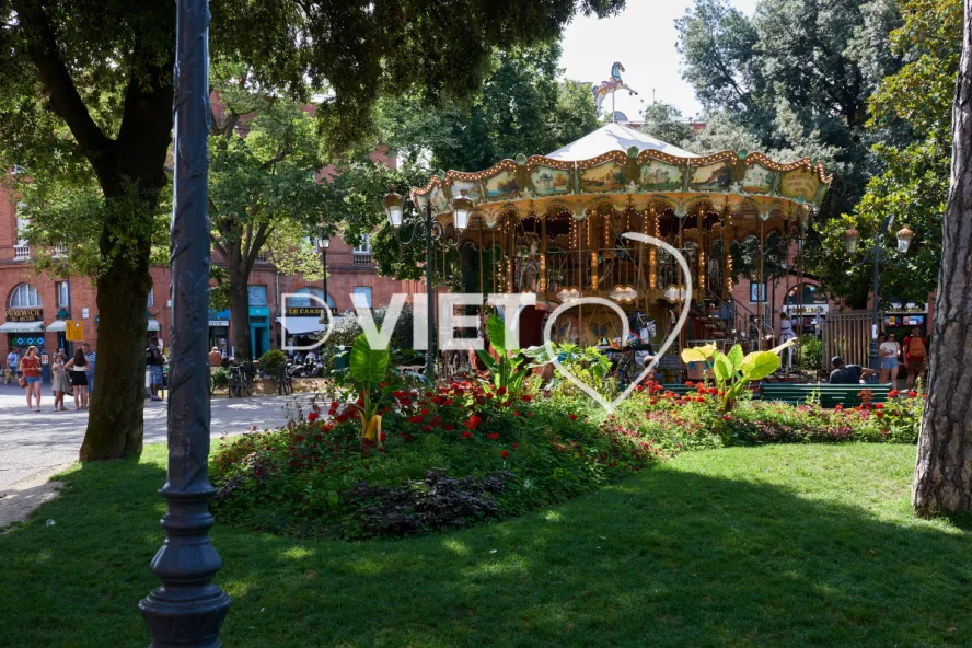 Photo TOULOUSE by VIET - le manege les plantes et le Cardinal