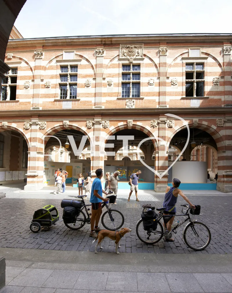 Photo TOULOUSE by VIET - Cour Henri IV Touristes italiens