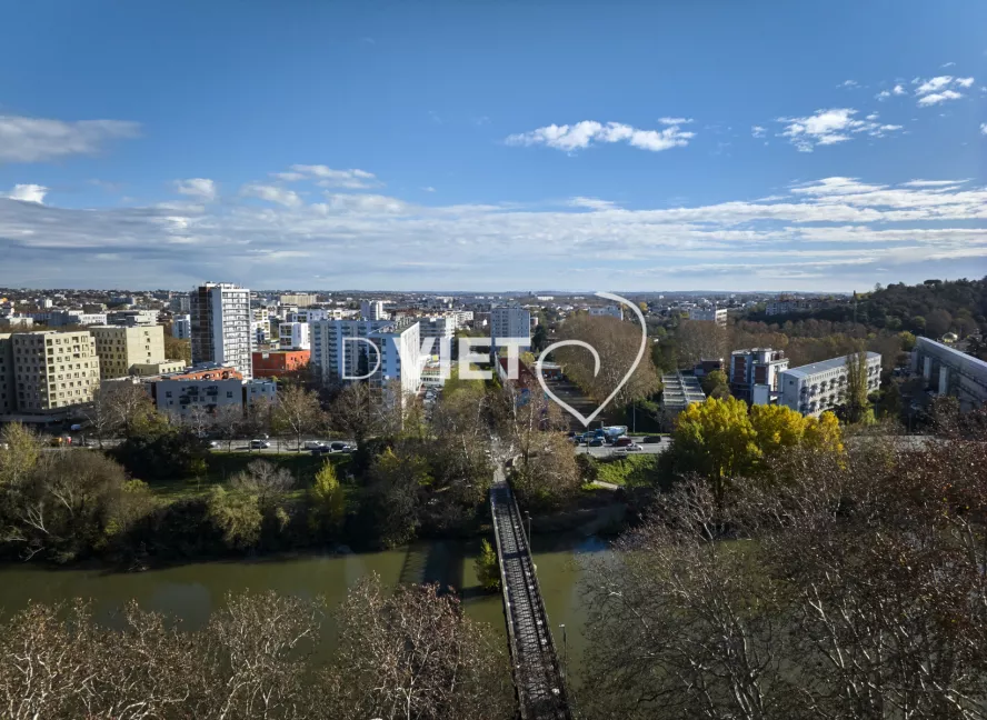 Photo TOULOUSE by VIET - Passerelle de la poudrière