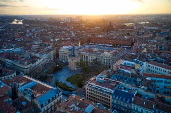 Photo TOULOUSE by VIET - Vue a&eacute;rienne Centre ville