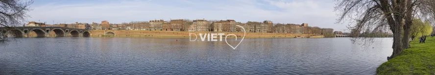 Photo TOULOUSE by VIET - Panorama sur la Garonne