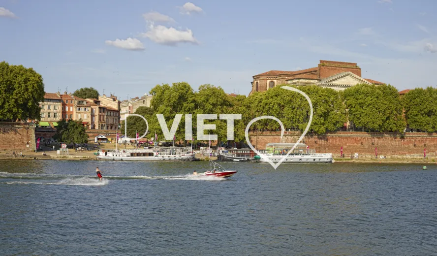 Photo TOULOUSE by VIET - Ski Nautique sur la Garonne