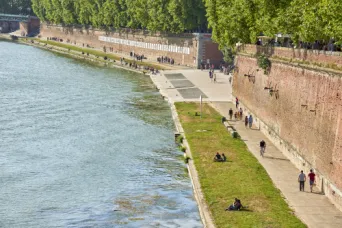 Photo TOULOUSE by VIET - Vue du Pont Neuf quais
