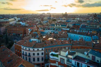 Photo TOULOUSE by VIET - Vue a&eacute;rienne Centre ville