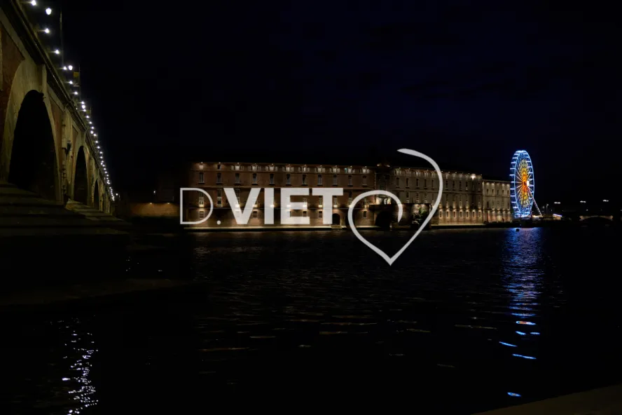 Photo TOULOUSE by VIET - Hotel Dieu et grande roue